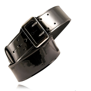 2-1/4 Fully Lined Sam Browne Leather Belt - Black - Plain - 6501