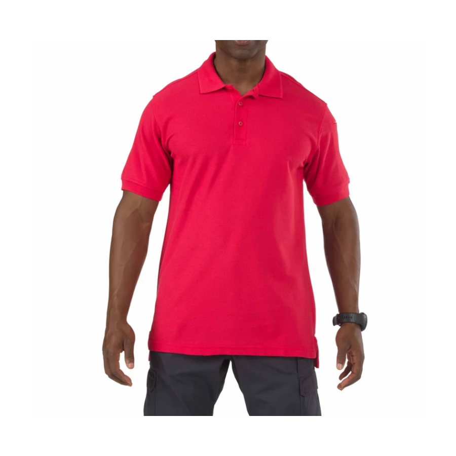 5.11 Utility Polo Short Sleeve Red 41180 477